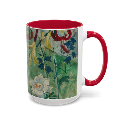 Flowers by August Babberger Colorful Mugs (11oz, 15oz)
