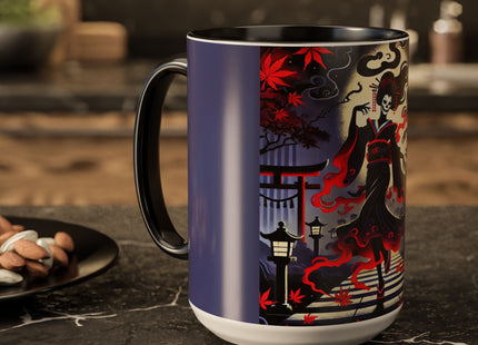 Halloween Sorceress Colorful Mugs (11oz, 15oz)
