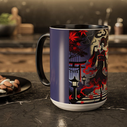 Halloween Sorceress Colorful Mugs (11oz, 15oz)