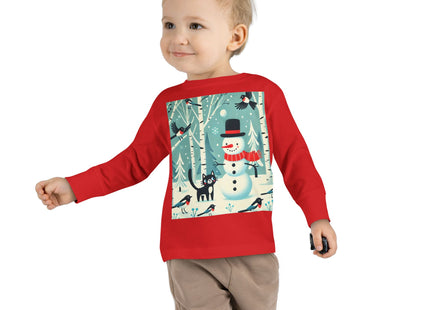 Frosty Forest Friends Toddler Long Sleeve Tee