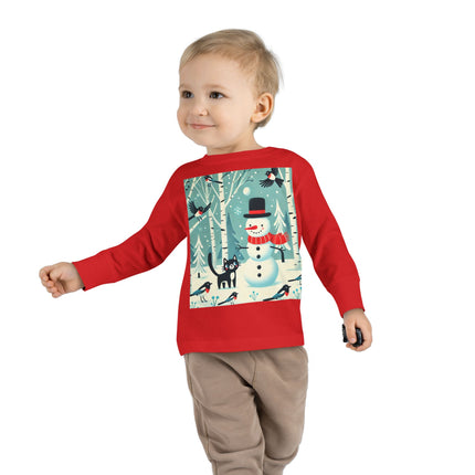 Frosty Forest Friends Toddler Long Sleeve Tee