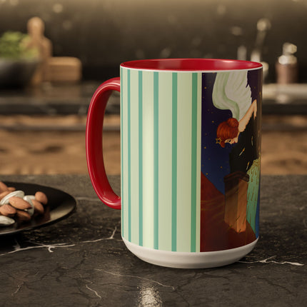 The Christmas Angel Colorful Mugs (11oz, 15oz)
