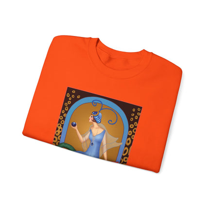 September & Sapphire (from the Gem Series) by Sofia Chiostri Heavy Blend™ Crewneck Sweatshirt