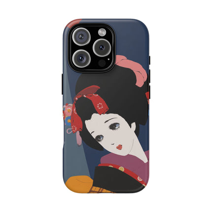 Geisha Portrait Phone Case – Elegant Beauty & Timeless Grace