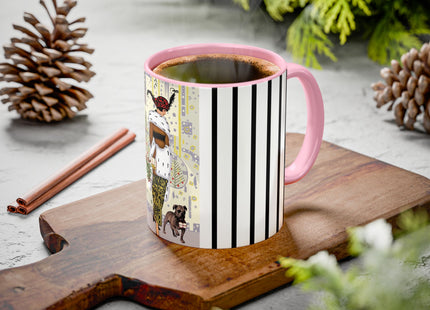 Wrapped in Elegance Colorful Mugs (11oz, 15oz)