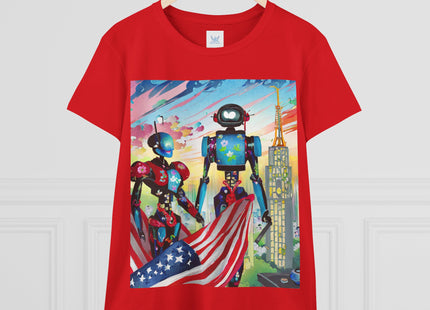 High Fashion Cyberpunk CIA Robots Cotton Tee