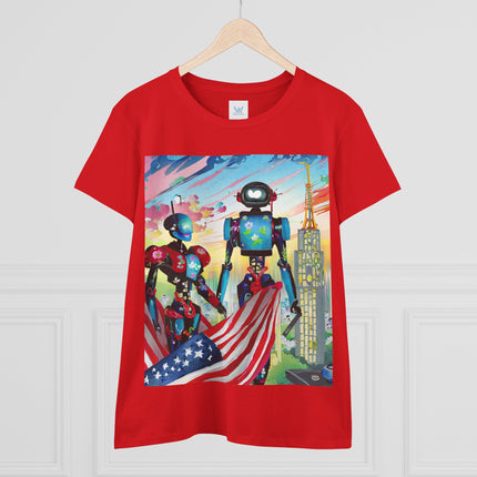 High Fashion Cyberpunk CIA Robots Cotton Tee