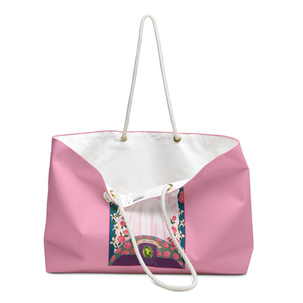 August & Peridot (from the Gem Series) by Sofia Chiostri Weekender Bag