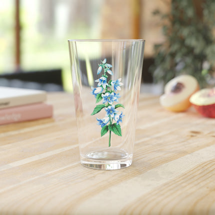 Bellflower Botanical Illustration by Pierre-Joseph Redouté Glass, 16oz