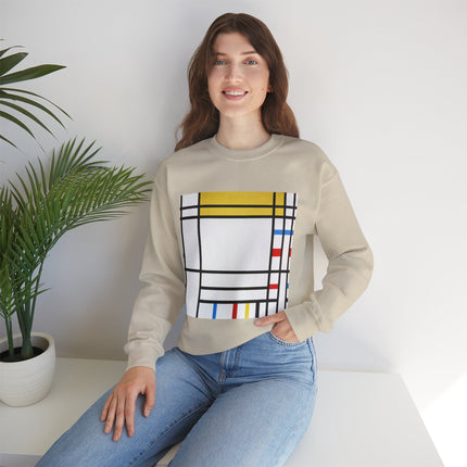 Place de la Concorde by Piet Mondrian Heavy Blend™ Crewneck Sweatshirt