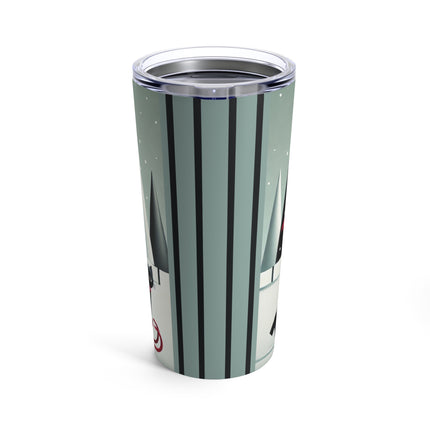 Red Sled & Curious Cats Tumbler 20oz