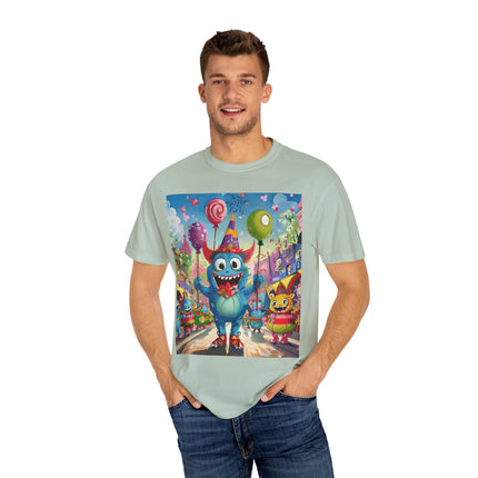 Monster Parade Madness Unisex Garment-Dyed T-shirt
