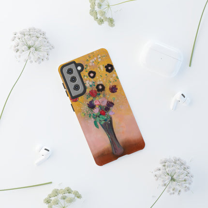 Vase of Flowers by Odilon Redon Phone Cases