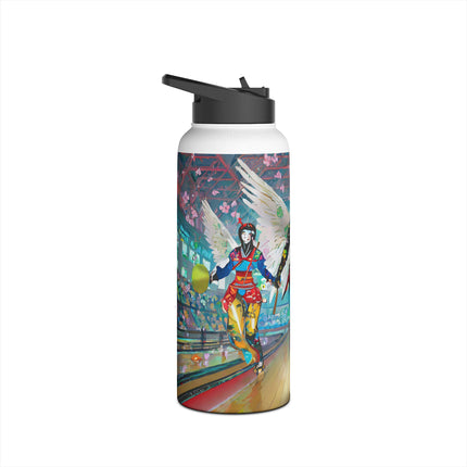 Samurai Robot Angels Stainless Steel Water Bottle