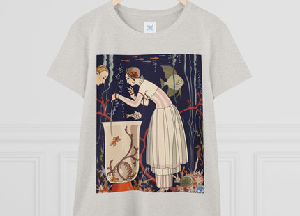 L'Etourdissant Petit Poisson (The Dazzling Little Fish) by George Barbier Women's Midweight Cotton Tee