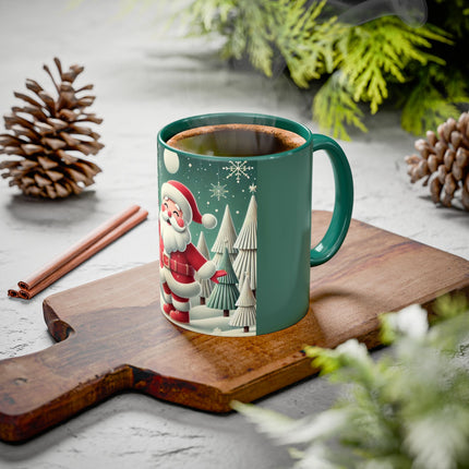 Santa's Joyful Night Colorful Mugs (11oz, 15oz)