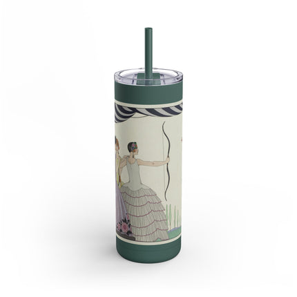 Visez au coeur, belles dames! by George Barbier Skinny Matte Tumbler, 20oz