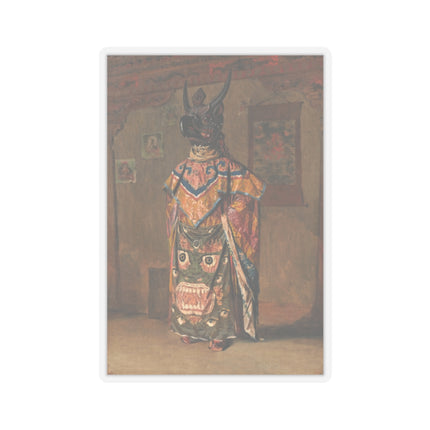 A Buddhist lama at a feast at Pemionchi Monastery by Vasily Vereshchagin Kiss-Cut Stickers (4 Sizes)