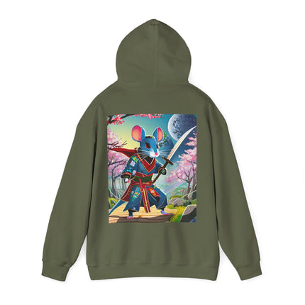 Cyber Samurai Rat – Heavy Blend™ Hooded Sweatshirt