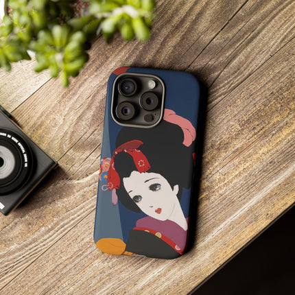 Geisha Portrait Phone Case – Elegant Beauty & Timeless Grace
