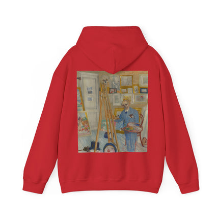 The Skeleton Painter by James Ensor Heavy Blend™ Hooded Sweatshirt