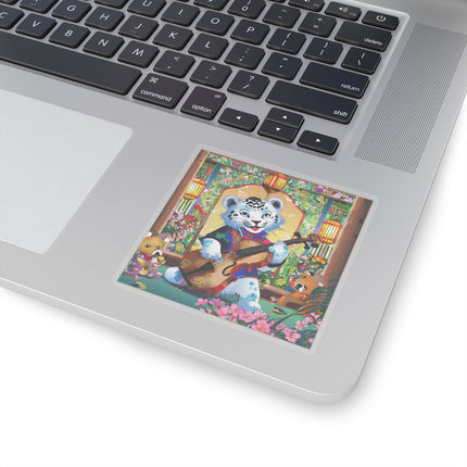 Melodies of the Snow Lion Cub Kiss-Cut Stickers (4 Sizes)