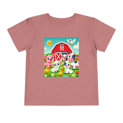 Happy Barnyard Morning Toddler Short Sleeve Tee