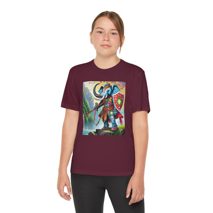 Cyberpunk Elephant Youth Competitor Tee