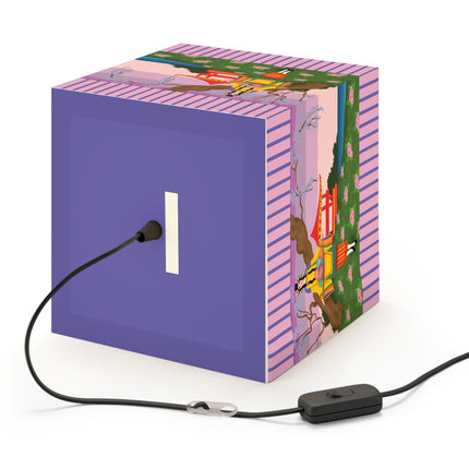 Elegance and Blooms Light Cube Lamp