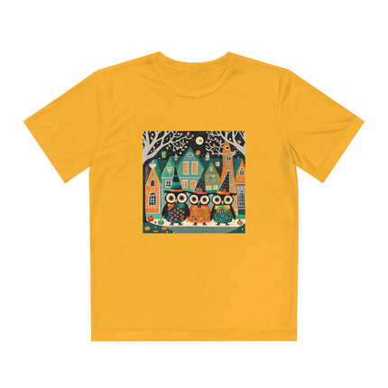 Night of the Trick-or-Treating Owlets Youth Competitor Tee
