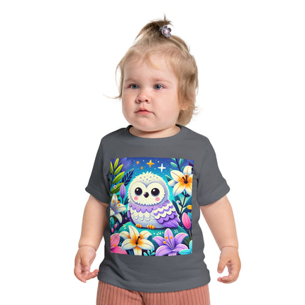 Enchanted Baby Owl Baby T-Shirt – A Gentle Nighttime Dream