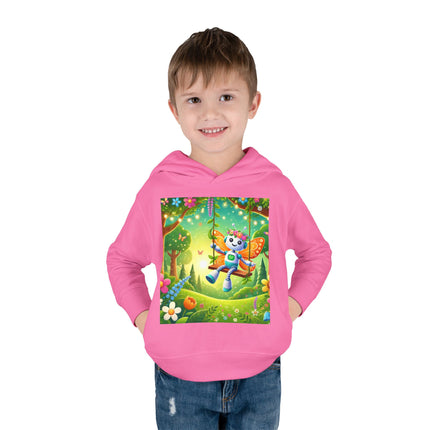 Robot Fairy Toddler Pullover Fleece Hoodie