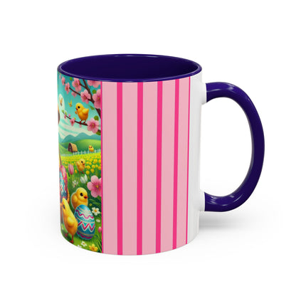 Geisha Kitten’s Easter Delight Colorful Mugs (11oz, 15oz)