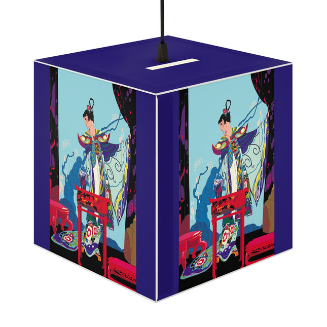 A Visual Journey by Umberto Brunelleschi Light Cube Lamp
