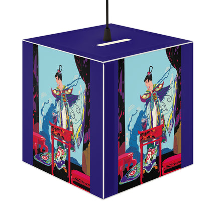 A Visual Journey by Umberto Brunelleschi Light Cube Lamp