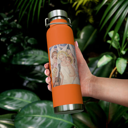 Madonna with Child Surrounded by Musical Angels by Gerda Wegener Copper Vacuum Insulated Bottle, 22oz
