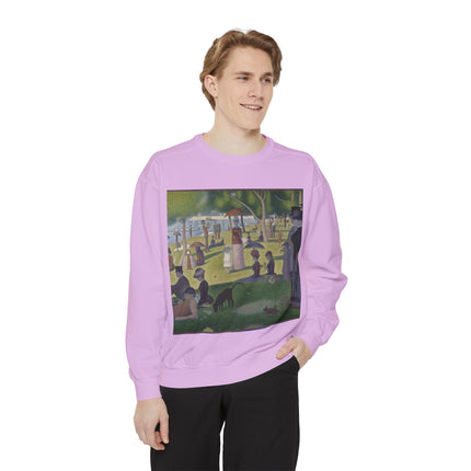 A Sunday on La Grande Jatte by Georges Seurat Unisex Garment-Dyed Sweatshirt