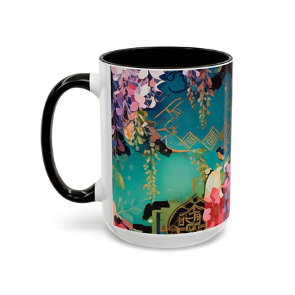 Golden Wisteria Symphony Colorful Mugs (11oz, 15oz)