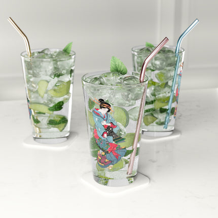 Beauties in a Spring Storm by Keisai Eisen Glass, 16oz