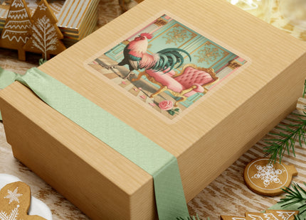 The Salon Rooster Kiss-Cut Stickers (4 Sizes)