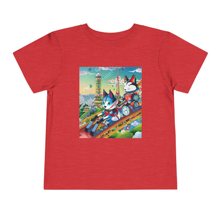 Kitsune Carnival Toddler Short Sleeve Tee