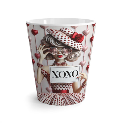 Fashionably Yours, XOXO Latte Mug