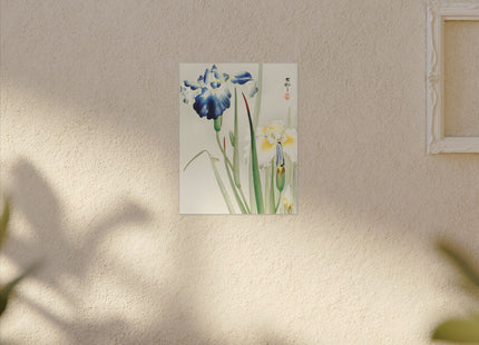 Irises by Ohara Koson Matte Canvas, Stretched, 0.75"