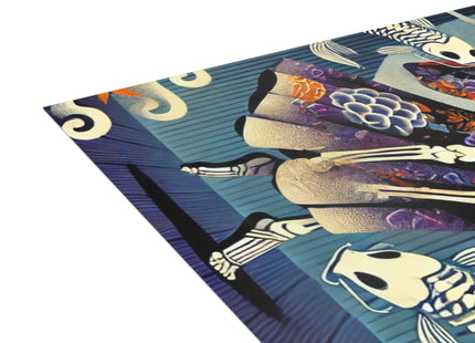 Skeleton Kabuki Performer Postcards (envelopes included) - Bundles of 10, 30, 50 Pieces
