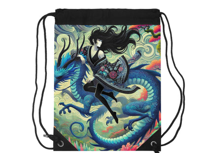 Mystic Guardian of the Sky Drawstring Bag