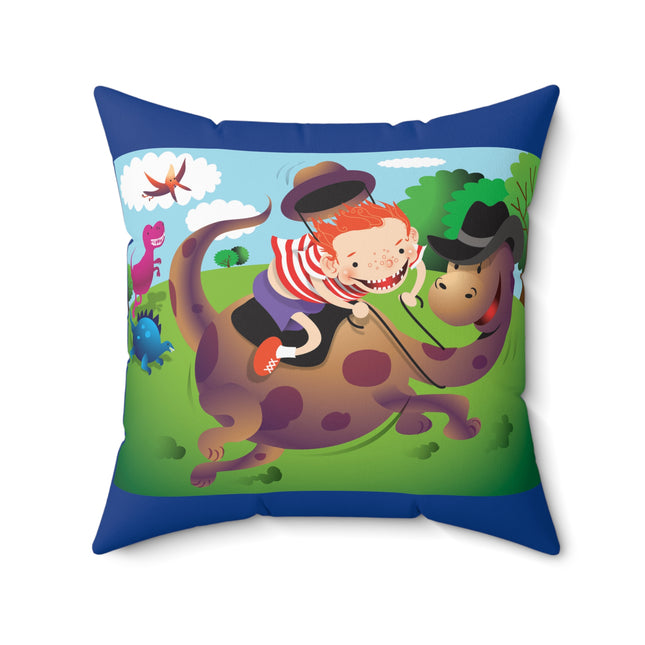 Rip-Roaring Fun Spun Polyester Square Pillow
