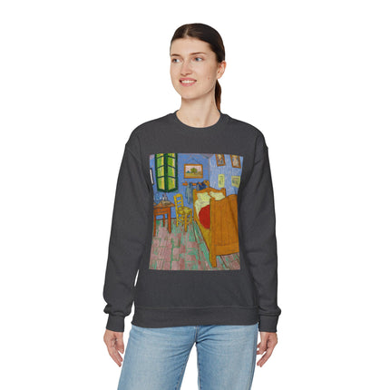 The Bedroom by Vincent van Gogh Heavy Blend™ Crewneck Sweatshirt