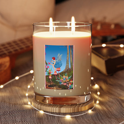 Periwinkle Painting the Petals Scented Candle - Full Glass, 11oz