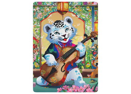 Melodies of the Snow Lion Cub Playing Cards