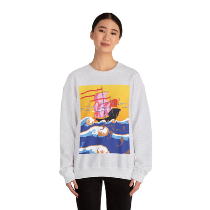 Golden Seas and Whimsical Dreams Heavy Blend™ Crewneck Sweatshirt